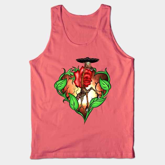 Funny giraffe with mexican hat Tank Top by Nicky2342